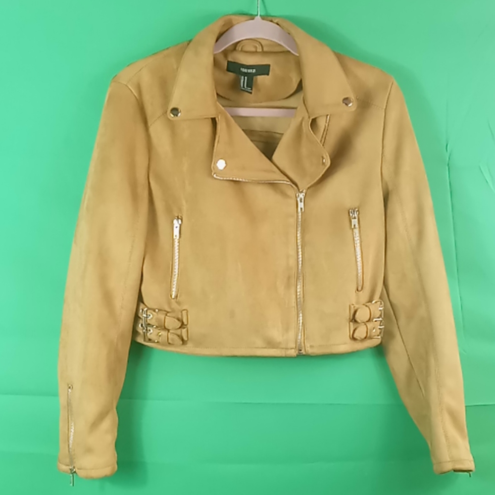 Forever 21 cropped jacket size medium
